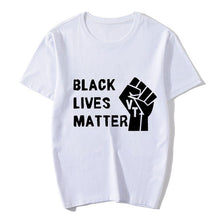 Load image into Gallery viewer, White Black Lives Matter T Shirt

