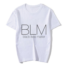 Load image into Gallery viewer, White Black Lives Matter T Shirt
