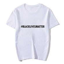 Load image into Gallery viewer, White Black Lives Matter T Shirt
