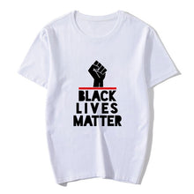 Load image into Gallery viewer, White Black Lives Matter T Shirt
