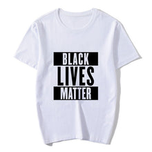 Load image into Gallery viewer, White Black Lives Matter T Shirt
